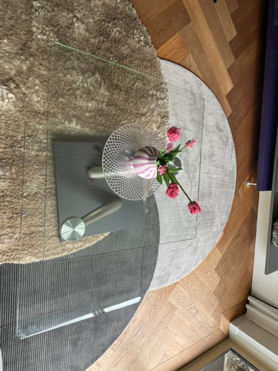 Image 1 of glass coffee table