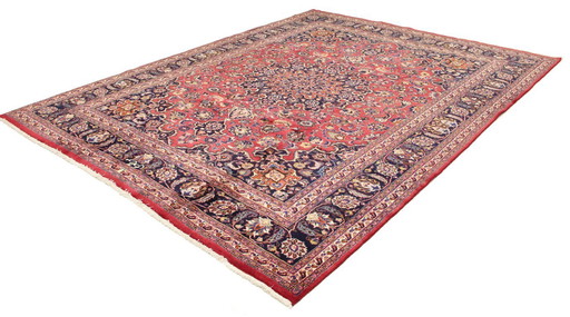 Original Perserteppich Keschan,Kashan Rot 332 x 250 cm Top Zustand Klassik Alt