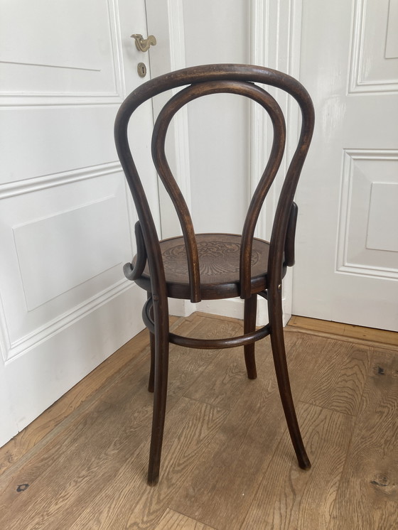 Image 1 of 6x Thonet No. 18 Chairs By Fischel, Ca. 1920