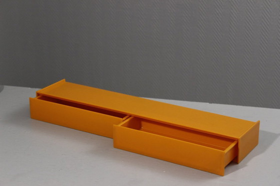 Image 1 of Grosfillex Wandregal aus ABS-Kunststoff mit Schubladen im Space-Age-Design der 1970er Jahre