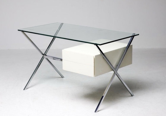 Scrivania Franco Albini – Knoll | Design italiano iconico | Progettata nel 1928 – Scrivanie, Alluminio (photo 6 of 14)