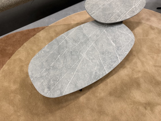 Image 1 of Metaform Triple Coffee Table Set Ceramic stone 