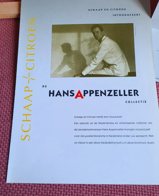 Hans Appenzeller Sieraden Boek Incl. Persoonlijke Brief Met Handtekening 28-05-1984.