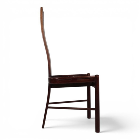 Image 1 of Allmilmö Brutalistischer Eichenstuhl, 1980