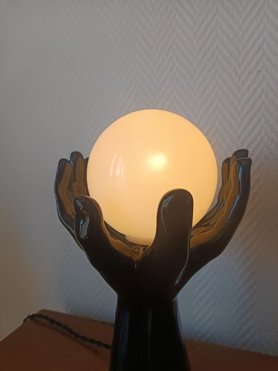Vintage Hands Lamp 1970 – Table lamps, Ceramic (photo 8 of 13)