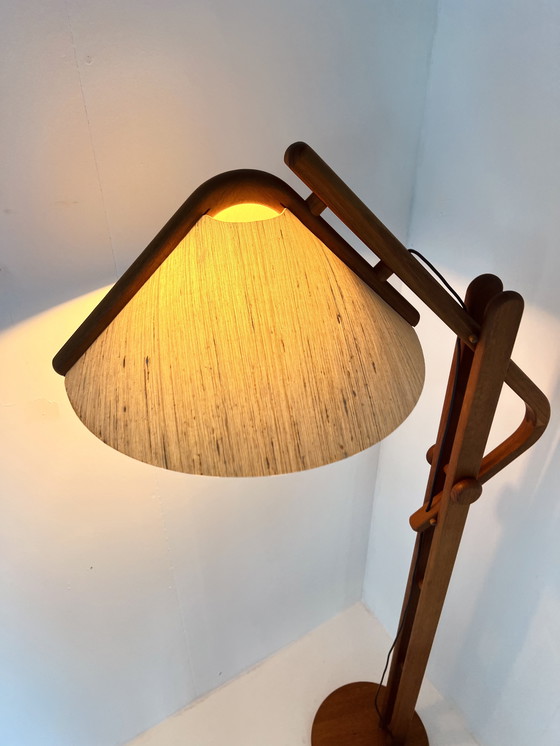 Image 1 of Vintage teak floor lamp, Domus '70