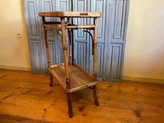 Tea Trolley Table A Tisane Vichy Antique, Side tables, Bamboo, Brown (photo 8 of 22)