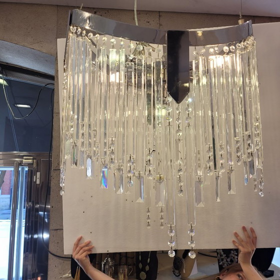 Image 1 of Kandelaber / Kronleuchterkristalle, Hollywood Regency, 90er Jahre - Italien