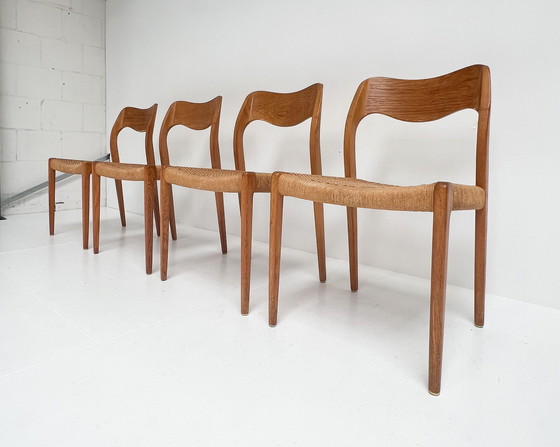 Image 1 of Conjunto de 4 sillas Niels Otto Moller, años 50