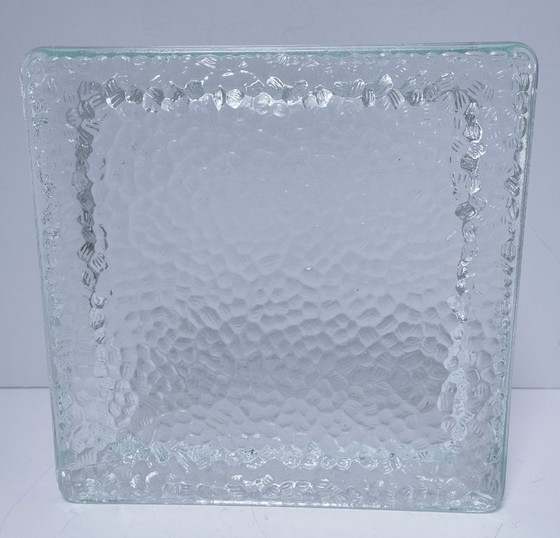 Image 1 of 1970s glass-blocked trinket tray
