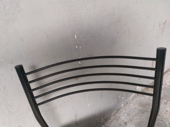 Image 1 of 4 x Sillas de mimbre y metal de los años 80