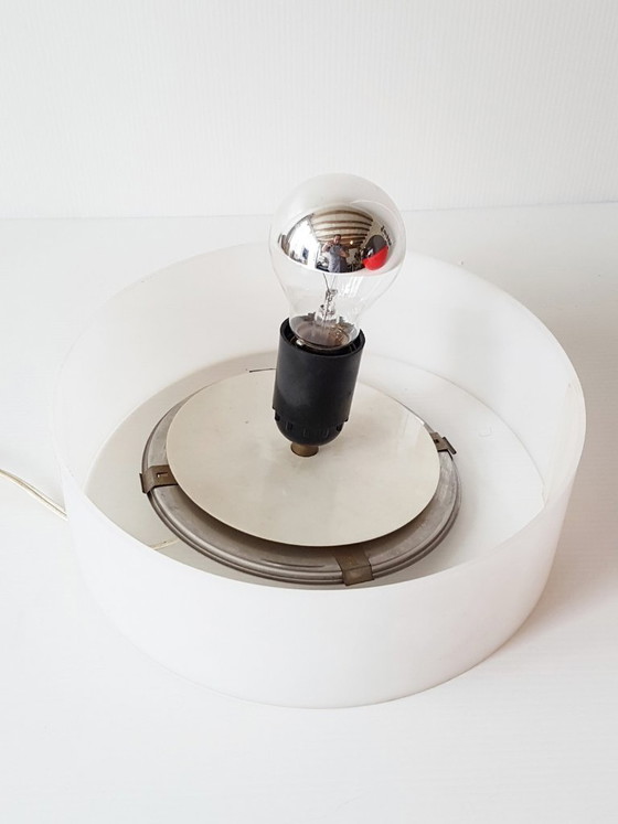 Image 1 of Plastic bollamp uit de jaren 70 in ruimtevaartstijl, vintage jaren 70