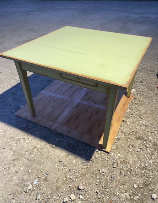 Dining table with 4 drawers by Henri Quinta for Campagne Premiere