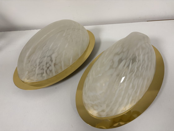 Image 1 of Set di 2 lampade da parete vintage Sölken Leuchten – anni '70 – Hollywood Regency