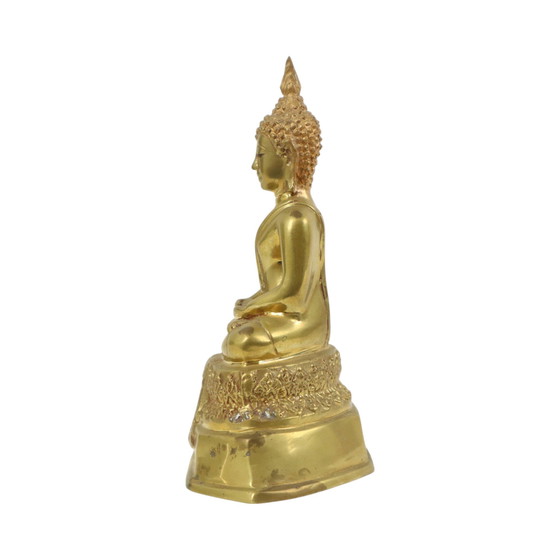 Image 1 of Statue de Bouddha thaïlandaise en laiton