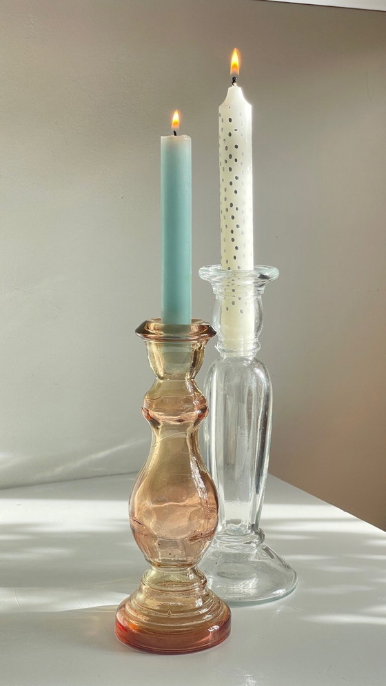Par de portavelas de cristal transparente – Glass (photo 30 of 30)