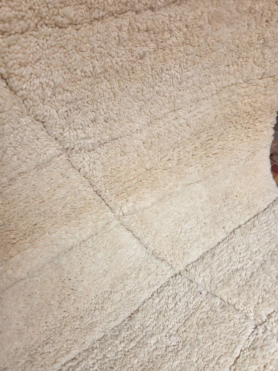 Image 1 of Small plush Moroccan Beni Ourain rug 158 x 103 cm 