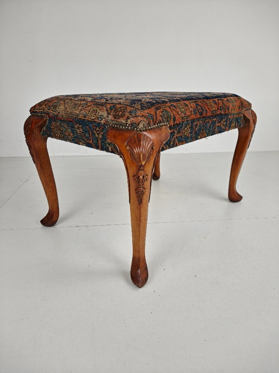 Antique Foot Stool, Walnut, English Regency, Circa 1800–1820 – Wood (photo 7 of 8)