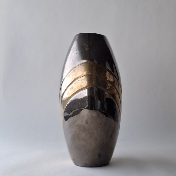Image 1 of Art Deco Vase – WMF Ikora – 1930s Dinanderie