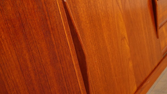 Image 1 of Vintage teak sideboard | TV cabinet | 225 cm
