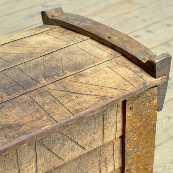 Image 1 of Baúl de pastor antiguo, década de 1850