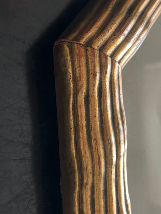 Image 1 of ritratto con cornice in ottone degli anni '20