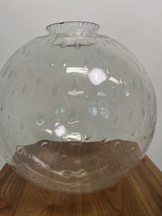Vintage RAAK Amsterdam Bubble Glass Globe Hanglamp – Dutch Design jaren 70 – Hanglampen, Metal (photo 15 of 15)