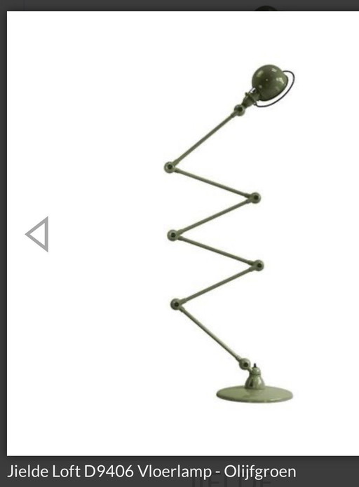 Jielde Loft D9406 Vloerlamp - Olijfgroen