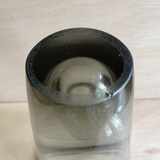 Image 1 of Vaso in vetro Holmegaard - Design danese, vetro vintage colorato