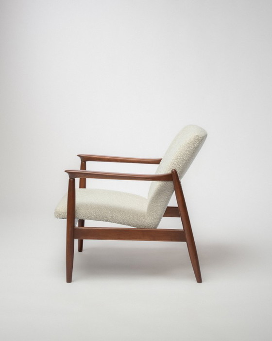 Image 1 of Edmund Homa GFM-64 Mid Century Fauteuils - Gerestaureerd Pools ontwerp uit 1960, Set van 2