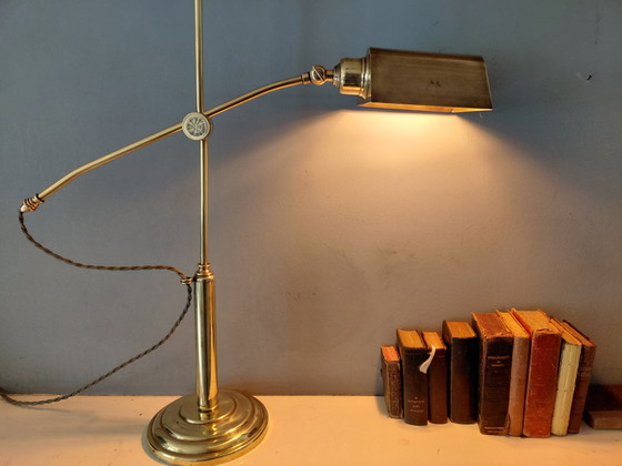 Mid-Century - Lampada da scrivania Balans (Ristrutturata) – Lampade da scrivania, Brass (photo 10 of 11)