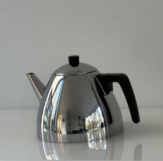 Image 1 of Vintage 60’s RVS theepot, merk Daalderop