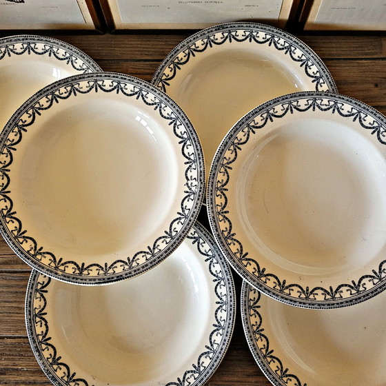 Image 1 of Placas de tierra de hierro Salins Guirnaldas Luis XVI