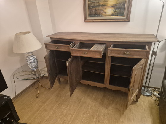 Image 1 of Beautiful Solid Oak Sideboard | Louis Quinze Style | 195 cm
