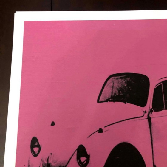 1990s After Andy Warhol Pink Lithograph "Numbered And Signed On Plate" Lithograph – Lithographs & prints (photo 2 of 11)