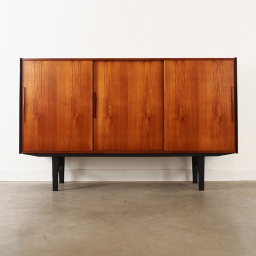 Teak highboard, Danish design, 1960s, production: Denmark