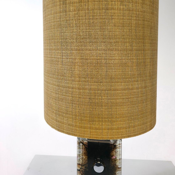 Image 1 of Helena Tynell Limburg table lamp solid glass design vintage