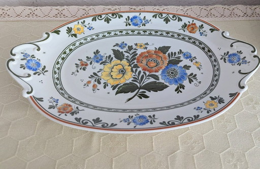 Ovale serveerschaal van Villeroy & Boch, "Oud Amsterdam". – servies, Porcelain (photo 2 of 9)