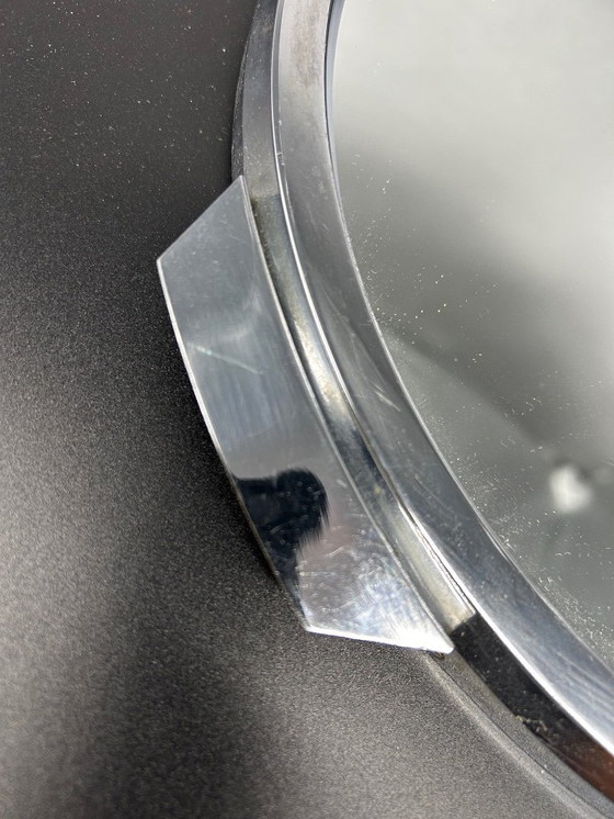 Image 1 of Specchio Art Déco e vassoio cromato