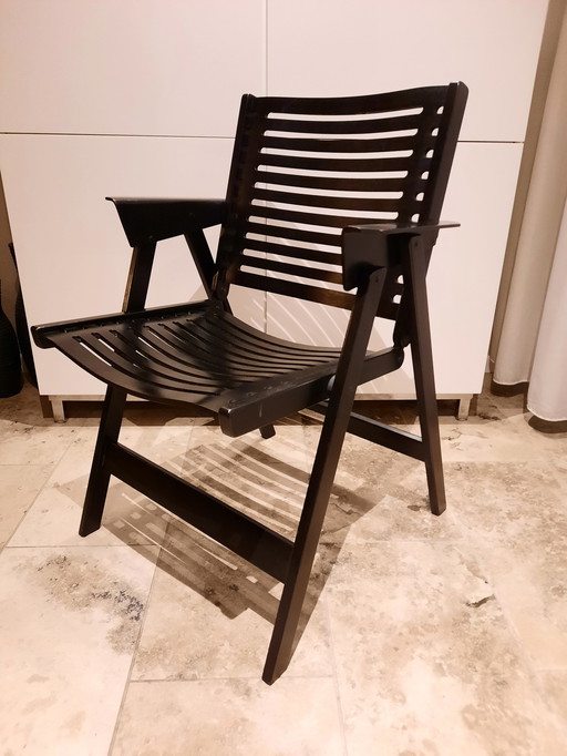 Chaise design de type RE'X conçue en 1952 par le designer slovène Nico Kralj .