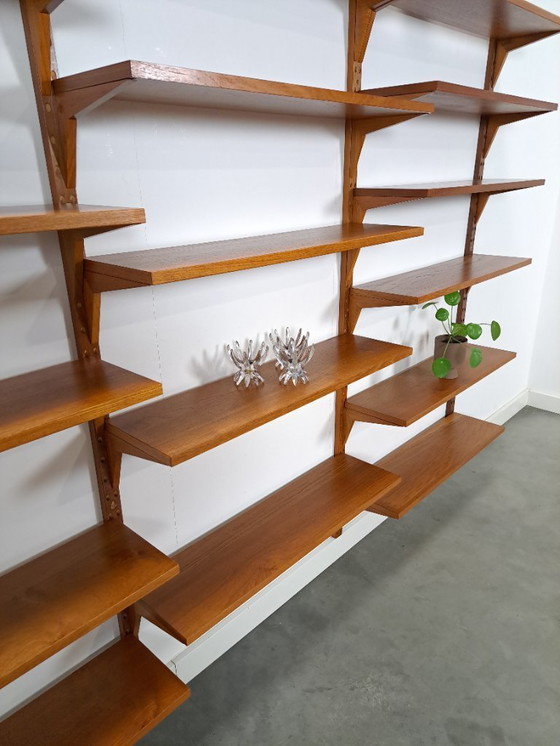 Image 1 of Sistema modulare di pareti in teak Royal System di Poul Cadovius, danese Cado