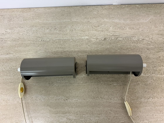 Image 1 of Set di 2 lampade da parete Ikea viola vintage anni &#39;70