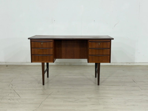 Danish teak desk office desk table wood vintage