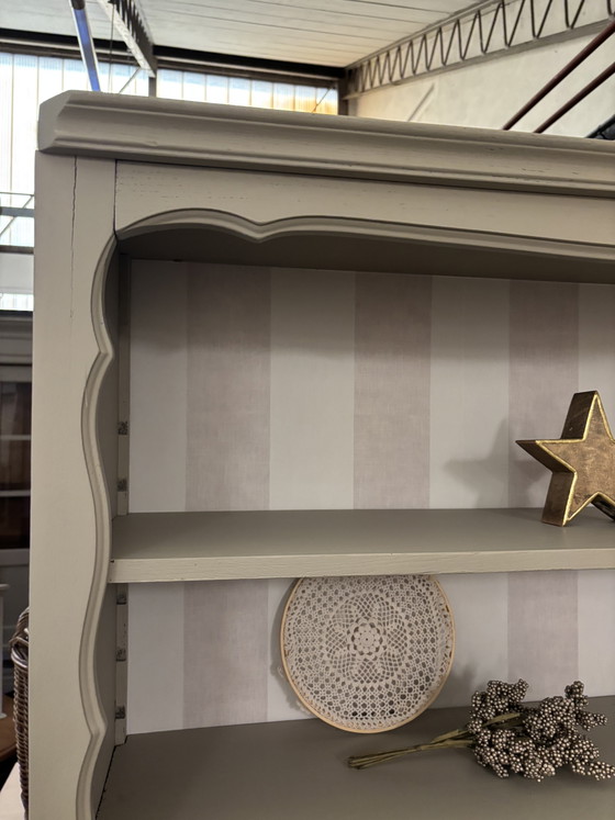 Vintage Brocante Boekenkast / Kast – Boekenkasten, Wood (photo 4 of 5)