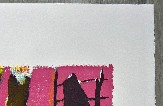 Image 1 of Zeefdruk Frans van Straalen - Landgraaf