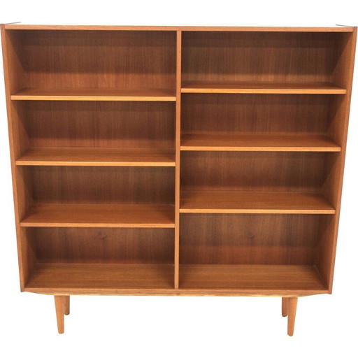 Libreria vintage in teak e palissandro, Svezia 1960