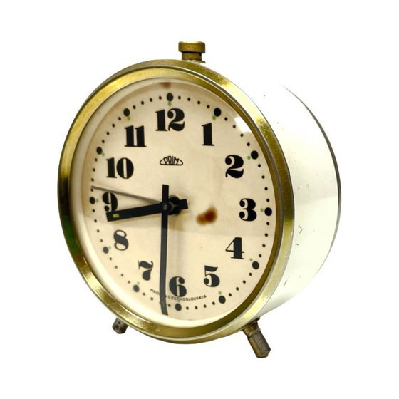 Image 1 of Working PRIM Vintage Alarm Clock – Czechoslovakia, 1960s