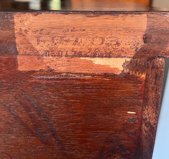 Image 1 of Solid wood sideboard in colonial style made of exotic hardwood