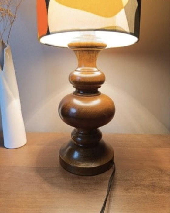 Image 1 of Vintage meubellamp, lampenkap uit de jaren zestig/midden van de vorige eeuw