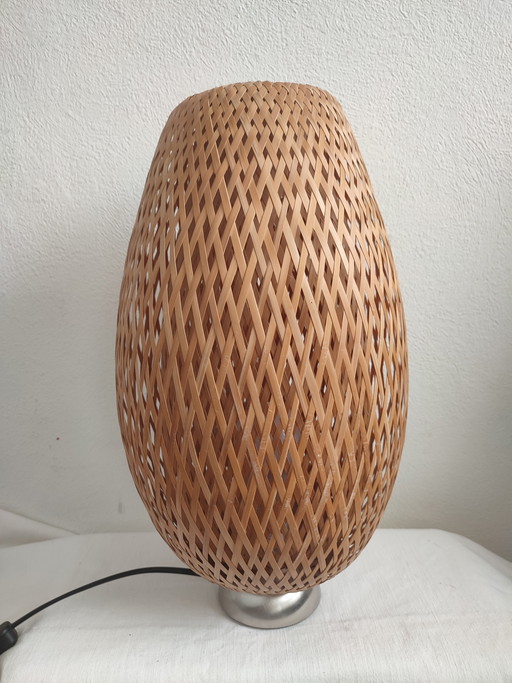 Ikea Design Model Boja- BO803- Maria Vinka - Hand-woven Bamboo Table Lamp